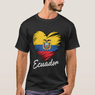 Ecuador Flag Ecuadorian Roots 7 T-Shirt