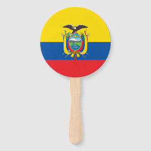Ecuador Flag Hand Fan