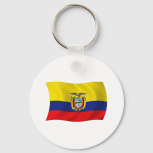 Ecuador Flag Keychain