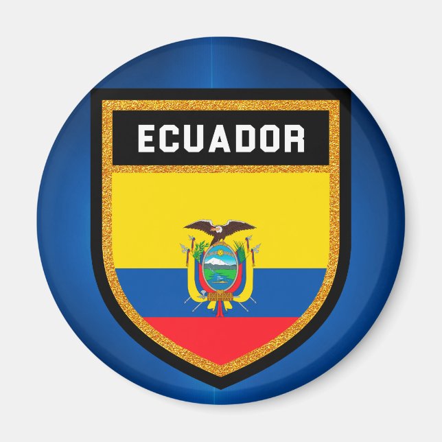 Ecuador Flag Magnet (Front)