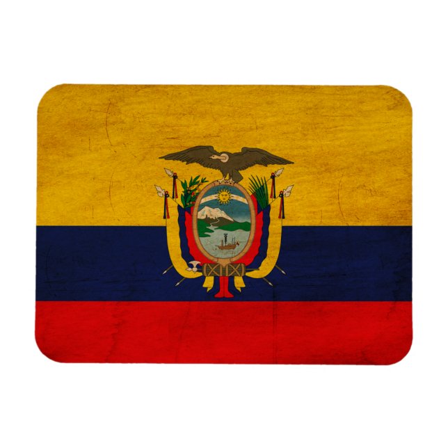 Ecuador Flag Magnet (Horizontal)