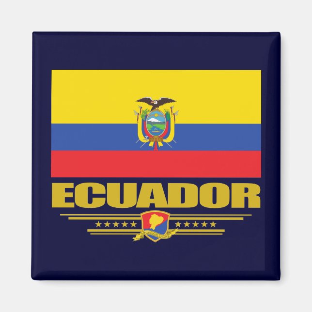 Ecuador Flag Magnet (Front)