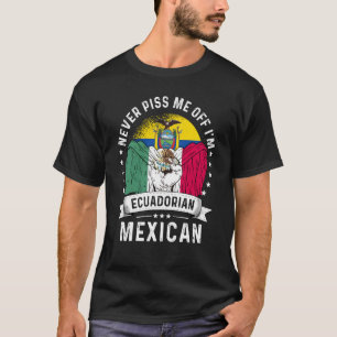 Ecuador Flag Mexico Grown  Humour Citizen Pride T-Shirt