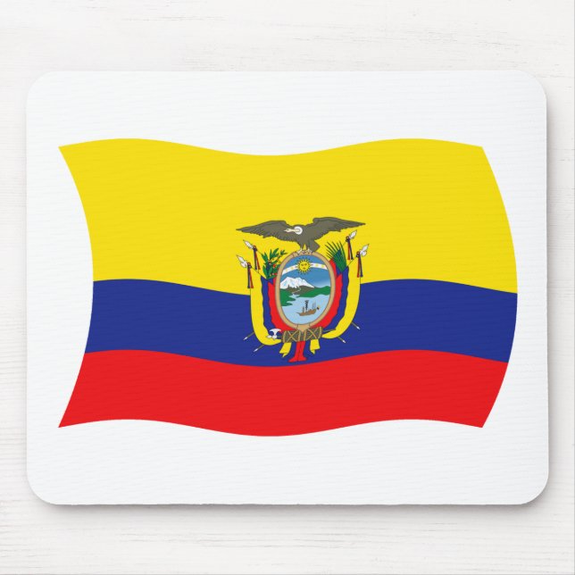 Ecuador Flag Mousepad (Front)