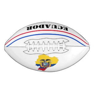 Ecuador Flag Patriotic Kid's Football American Football