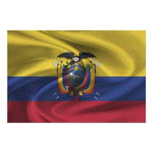 Ecuador Flag Photo Print