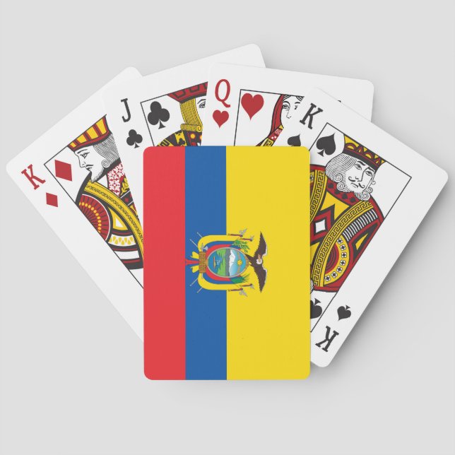 Ecuador Flag Playing Cards (Back)
