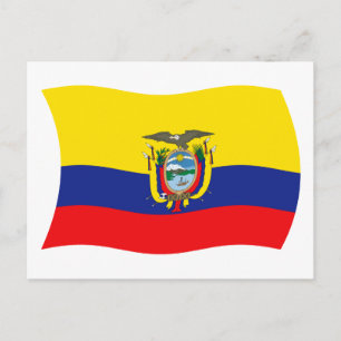 Ecuador Flag Postcard