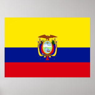 Ecuador Flag Poster