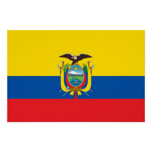 Ecuador Flag Poster