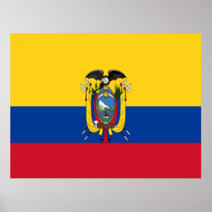 Ecuador Flag Poster