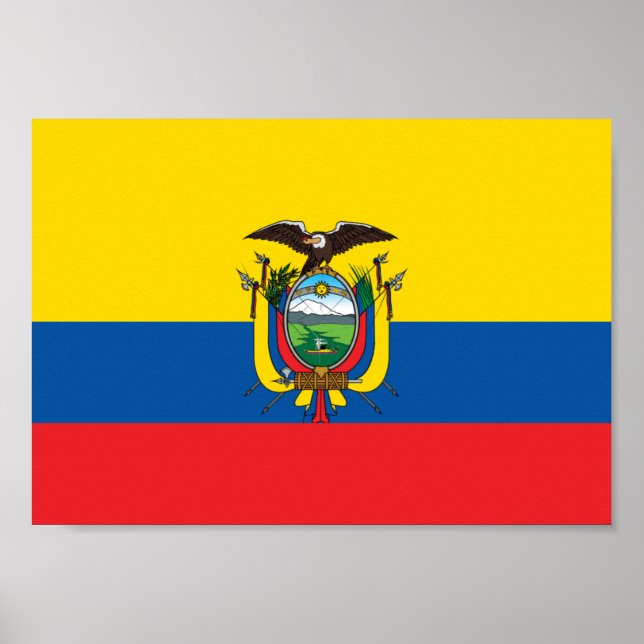 Ecuador Flag Poster (Front)