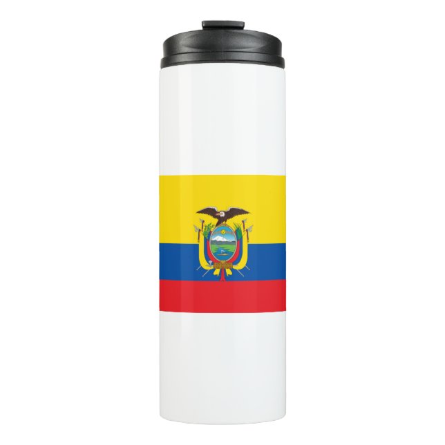 Ecuador Flag Thermal Tumbler (Front)