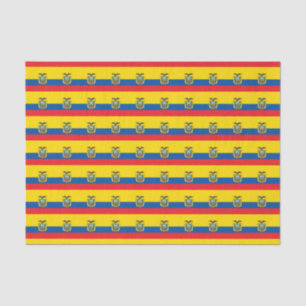 Ecuador Flag Tissue Paper