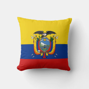 Ecuador Flag x Flag Pillow