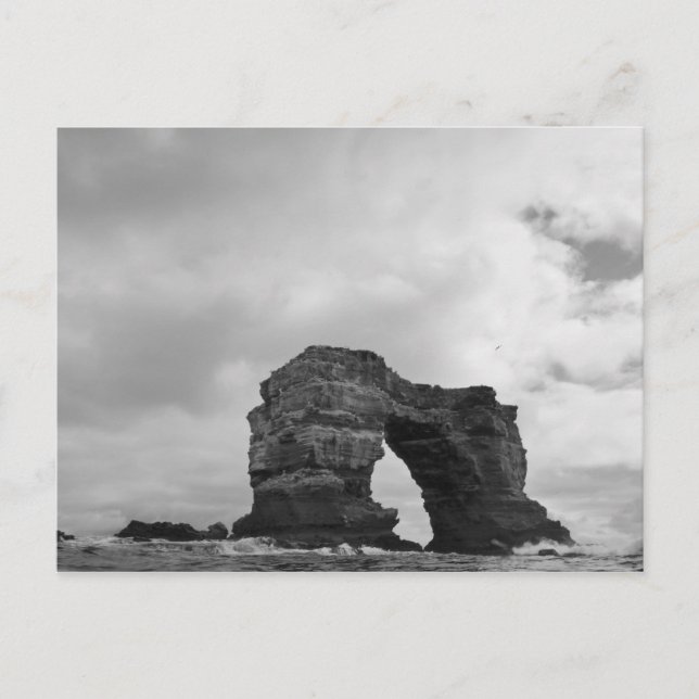 Ecuador, Galapagos Islands, Darwin Island, Waves Postcard (Front)