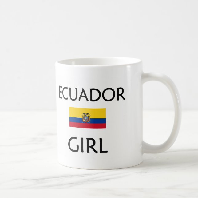 ECUADOR GIRL COFFEE MUG (Right)