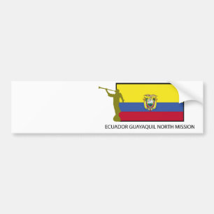 Ecuador Guayaquil North Mission CTR LDS Bumper Sticker