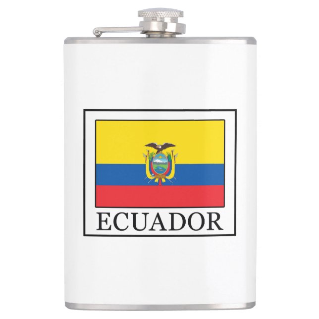 Ecuador Hip Flask (Front)