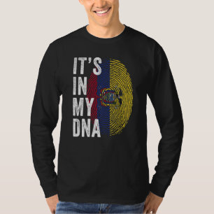 Ecuador It's In My DNA Ecuador Fingerprint Ecuador T-Shirt