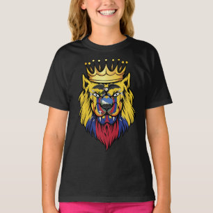 Ecuador Lion King Flag T-Shirt