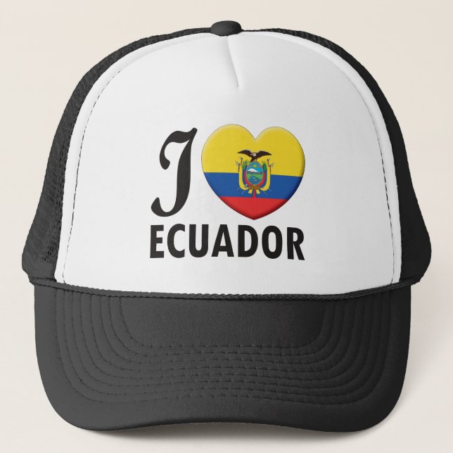 Ecuador Love Trucker Hat (Front)
