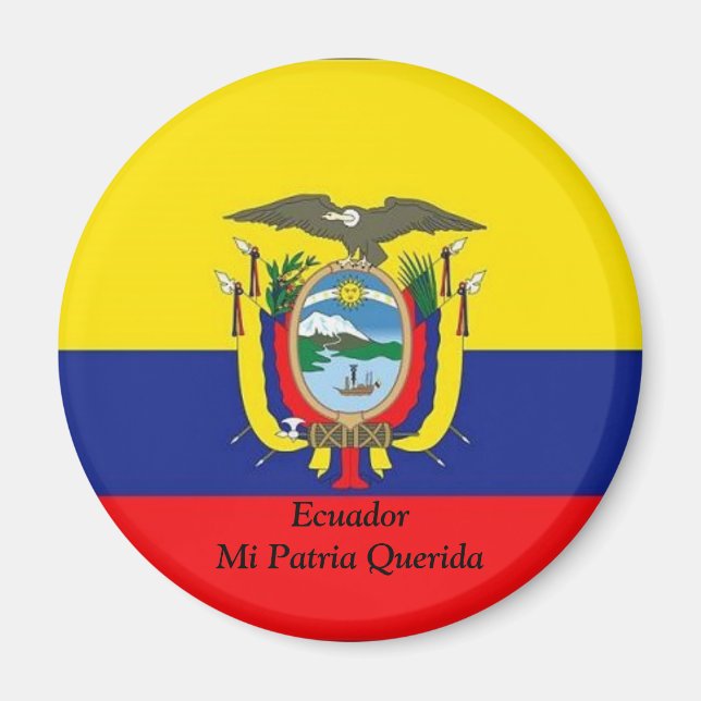 Ecuador Mi Patria Querida magnet (Front)