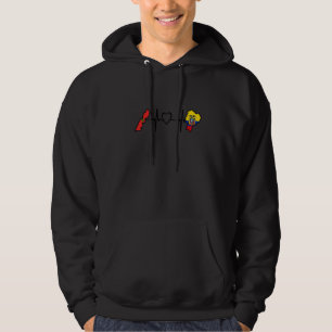 Ecuador Moroccan Heartbeat Ecuadorian Morocco Fla Hoodie
