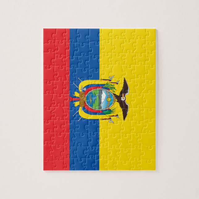 Ecuador National World Flag Jigsaw Puzzle (Vertical)