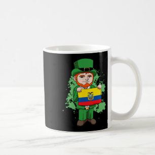 Ecuador Proud Ecuadorian Flag St. Patricks Day Lep Coffee Mug