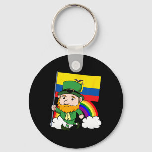 Ecuador Proud Ecuadorian Flag St. Patricks Day Lep Key Ring