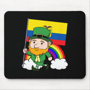Ecuador Proud Ecuadorian Flag St. Patricks Day Lep Mouse Mat