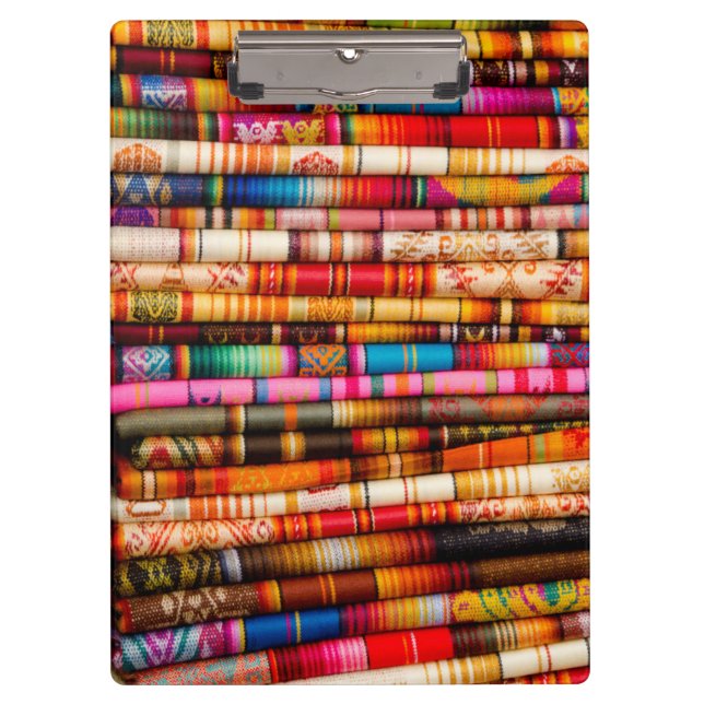Ecuador, Quito Area, Otavalo Handicraft Market Clipboard (Front)