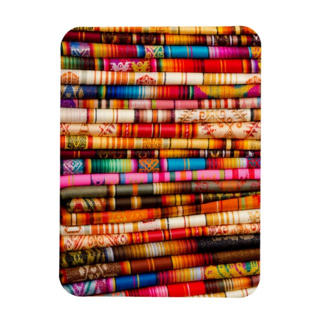 Ecuador, Quito Area, Otavalo Handicraft Market Magnet (Vertical)
