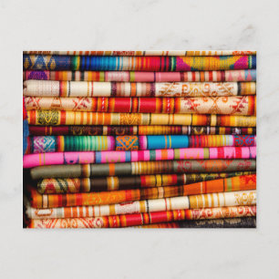 Ecuador, Quito Area, Otavalo Handicraft Market Postcard