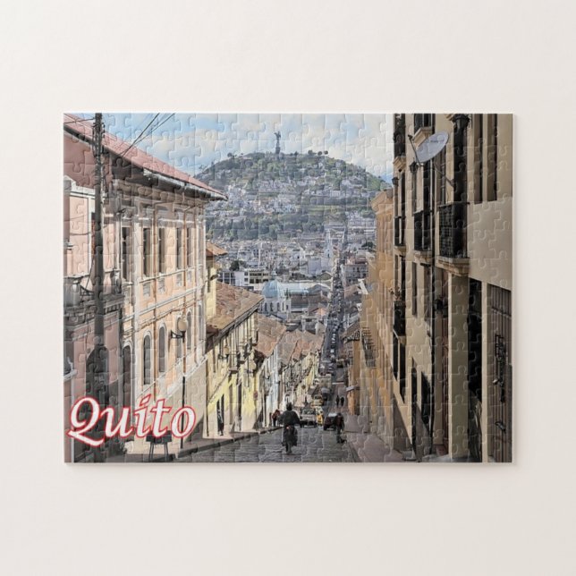 Ecuador - Quito - Centro Storico - Jigsaw Puzzle (Horizontal)