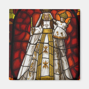 Ecuador, Quito. Statue of the winged Virgin 2 Magnet