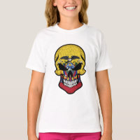 Ecuador Smiling Skull Flag