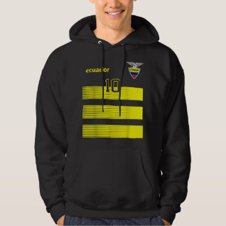Ecuador Soccer Ecuadorian Football Striped 10 Jers Hoodie