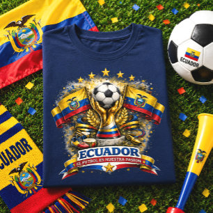 Ecuador Soccer Fan Football Supporter Pride T-Shirt