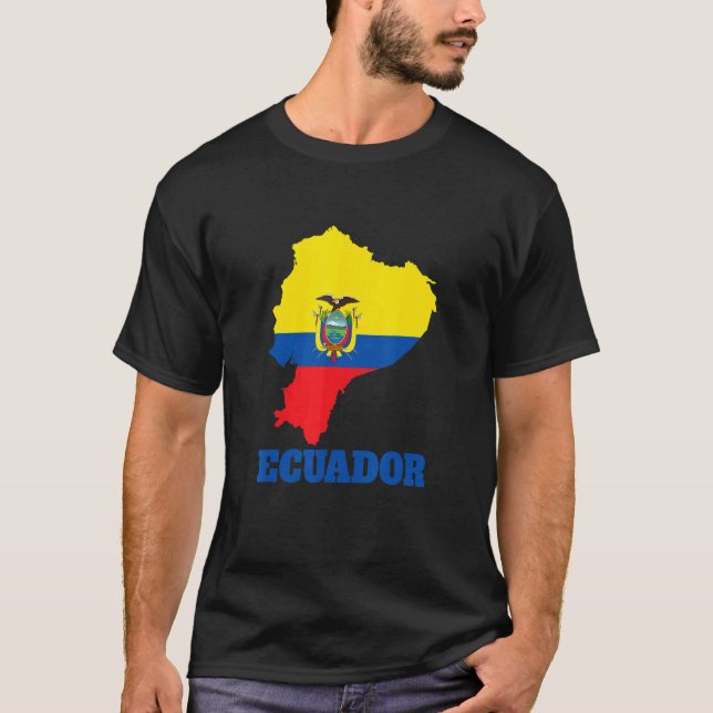Ecuador soccer & football fan 2022  Flag of Ecuado T-Shirt (Front)
