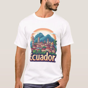 Ecuador South America Souvenir 🗺️ T-Shirt