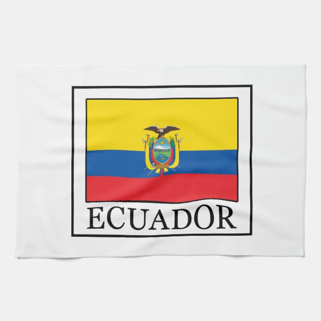 Ecuador Tea Towel (Horizontal)