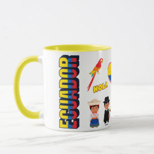 Ecuador Travel Mug Discove the Middle of the Wolrd