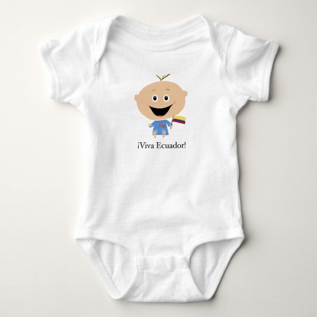 Ecuadorian baby boy - bodysuit (Front)