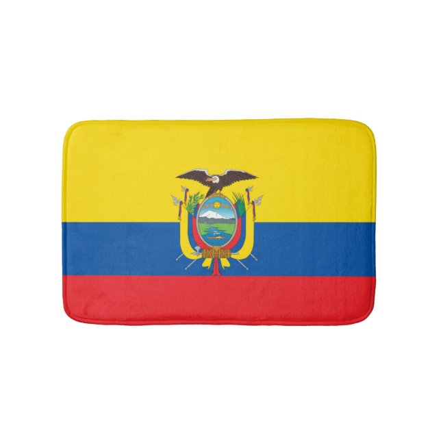 Ecuadorian flag bath mat (Front)