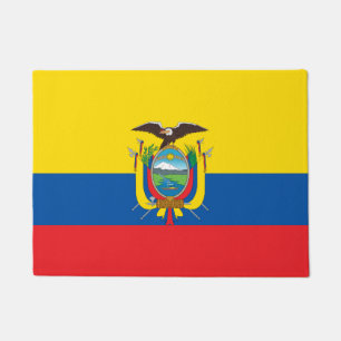 Ecuadorian flag doormat