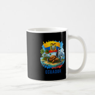 Ecuadorian Flag Ecuador Galapagos Islands Vacation Coffee Mug