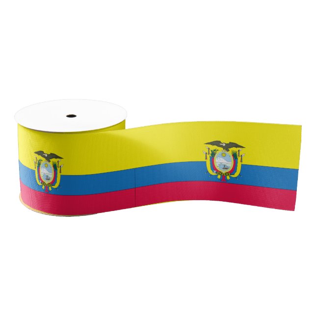 Ecuadorian flag grosgrain ribbon (Spool)