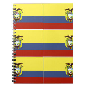 ecuadorian flag notebook